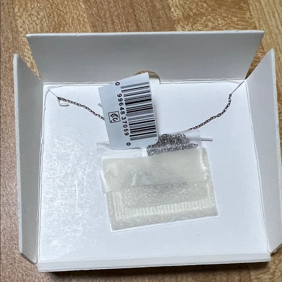 Gold and Silver Heart Pendant Necklace 18k gold over sterling silver 1/10 Ctt - Picture 6 of 7